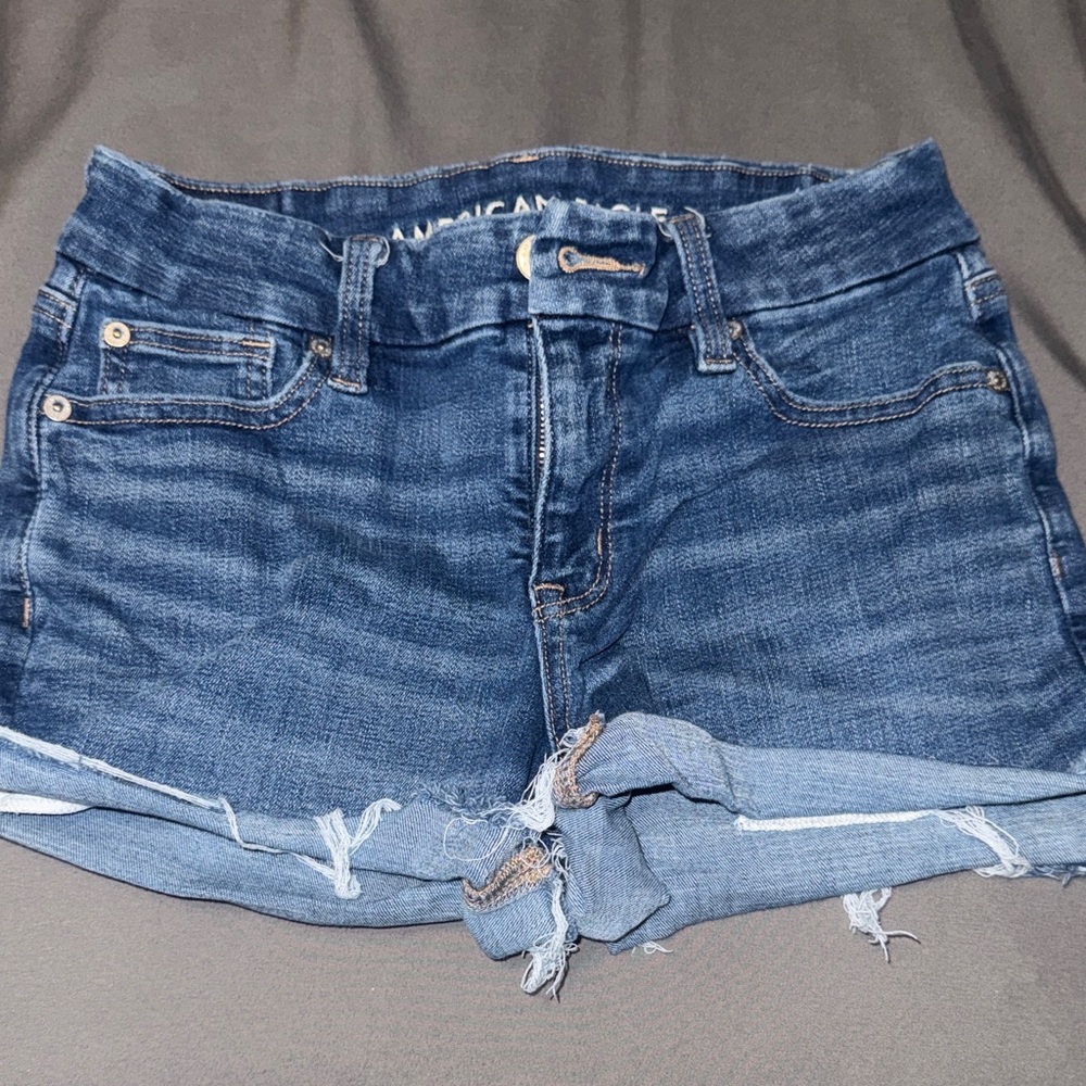 American Eagle Outfitters Dark Blue Jean Shorts